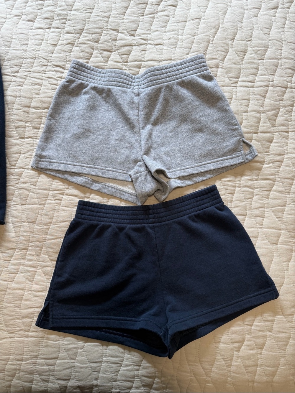 TNA Women's Athletic Short Duo - Navy & Heather Gray - Picture 2 of 4